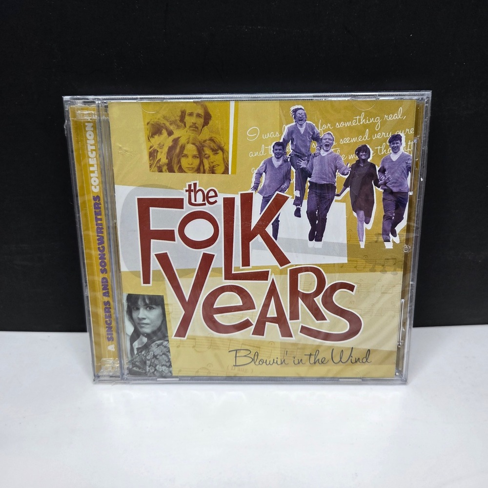Time Life The Folk Years Blowin in the Wind 2 CD Set Various Artists New Sealed